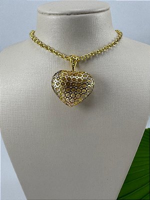Pingente Coração 3 Cores
