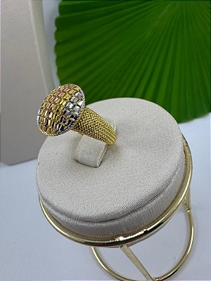 DUPLICADO - Anel 3 Cores com 3 corações