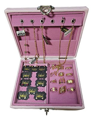 Revenda Semi Joias 32peças Com Maleta