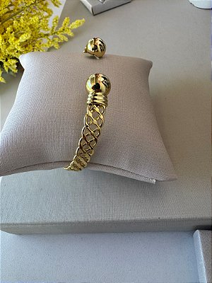 Bracelete Vazado Detalhado