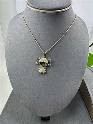 CORRENTE COM PINGENTE FILHA