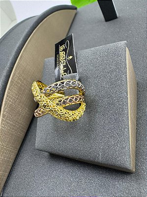 ANEL 3 CORES DETALHE SOBREPOSTO