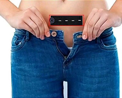 Extensor de Calça, Short, Saia  Kit de Extensores para botão