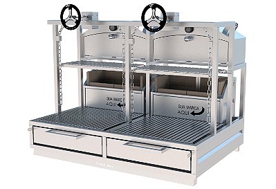 Churrasqueira Parrilla Profissional Hotbox Clássica Pro Máx (Bancada)
