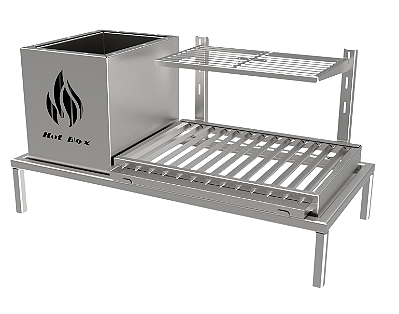 Parrilla Residencial Para Alvenaria 68 x 34cm