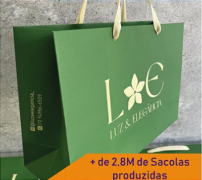 03 - Sacolas em Kraft Personalizadas