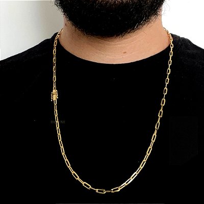 Corrente Cartier 4mm 70cm – Banho Ouro 18k
