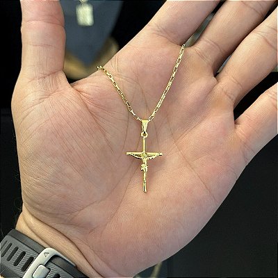 Corrente Tijolinho 2mm – Escolha o Tamanho 50, 60 ou 70cm – Banhada a Ouro 18K