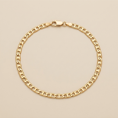 Pulseira 3mm 20cm – Banhada a Ouro 18K