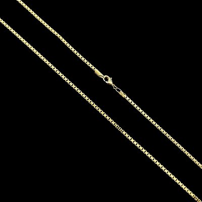 CORRENTE VENEZIANA( 2.5MM 15G -70cm) - BANHO DE OURO 18K