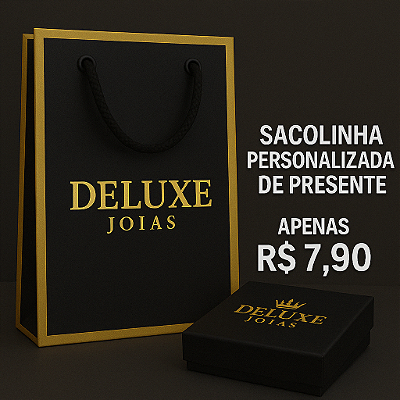 SACOLINHA DE PRESENTE DELUXE JOIAS -( 13x15cm)