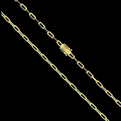 Corrente Cartier 4mm 70cm + Pulseira 21cm – Banho Ouro 18k