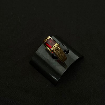 Anel Pedra – Banho Ouro 18k