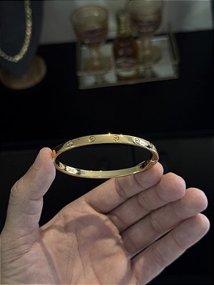 BRACELETE  DETALHADO  ( 4mm -13g)-21cm - BANHADO A OURO 18K