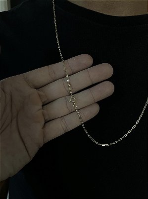 Corrente Veneziana 2mm – Escolha o Tamanho 50, 60 ou 70cm – Banhada a Ouro 18K