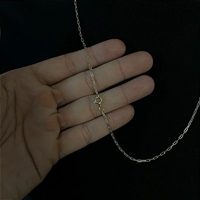 Corrente Veneziana 2mm – Escolha o Tamanho 50, 60 ou 70cm – Banhada a Ouro 18K