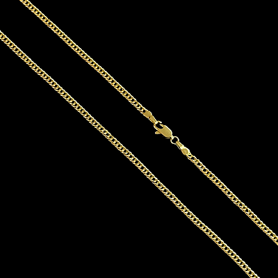 Corrente Lacraia 2mm – Escolha o Tamanho 50, 60 ou 70cm – Banhada a Ouro 18K