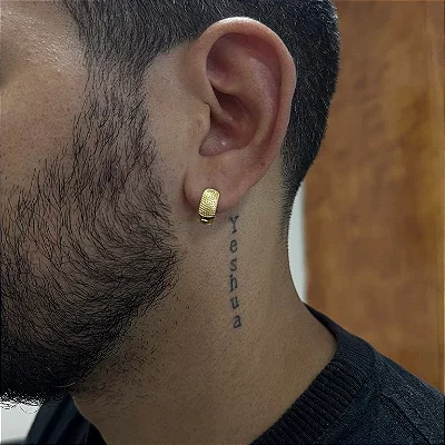 ARGOLA LARGA M BANHADO A – Banhada a Ouro 18K