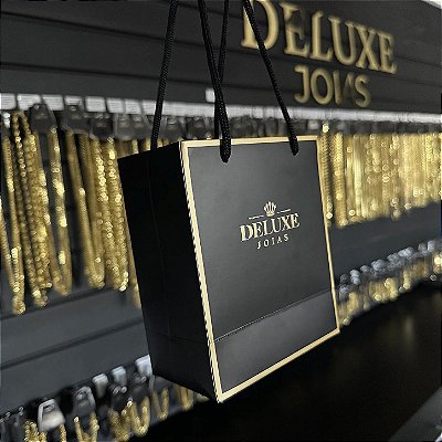 SACOLINHA DE PRESENTE DELUXE JOIAS – Banho Ouro 18k