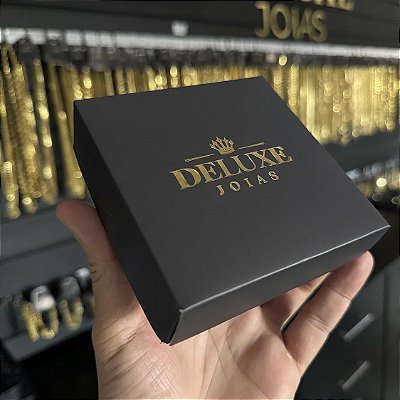 CAIXA DE PRESENTE DELUXE JOIAS – Banho Ouro 18k