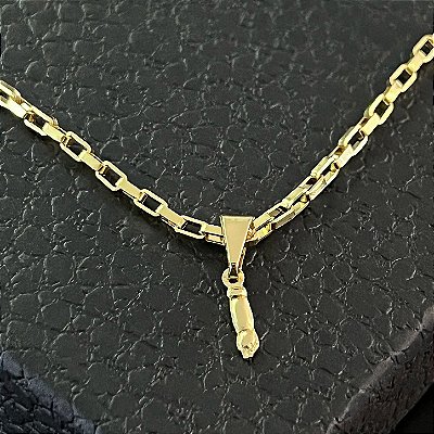Pingente Figa – Banhado a Ouro 18K