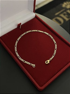 PULSEIRA  3x1  (2mm) Escolha  17cm a 21cm - Banhado a Ouro 18K