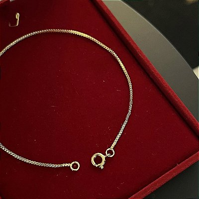 Pulseira Veneziana 2mm 17cm – Banhada a Ouro 18K