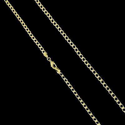 Corrente Grumet 1.8mm 70cm – Banho de Ouro 18k