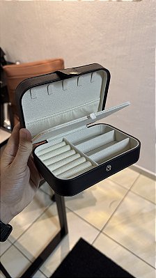 PORTA JOIAS DELUXE  MÉDIO PRETO - DELUXE