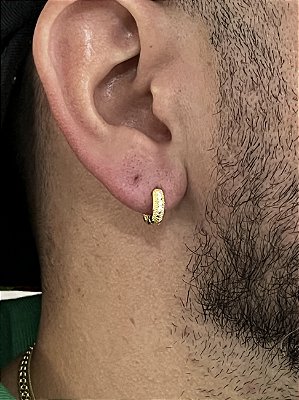 BRINCO ARGOLA P  PREMIUM  - BANHADO A OURO 18K
