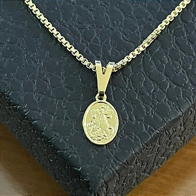 Pingente Halter Academia 1,5g 3x3cm – Banhado a Ouro 18K