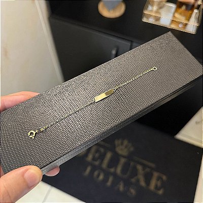 Pulseira 1mm 15cm – Banhada a Ouro 18K
