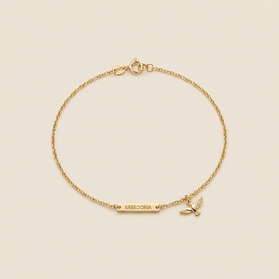 Pulseira 1mm 15cm – Banhada a Ouro 18K
