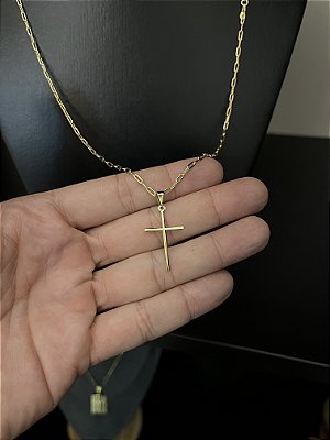 CORRENTE CARTIE (1.5MM-50cm, 60cm ou 70cm +) + PINGENTE MEDALHA ESTRELA DE DAVI