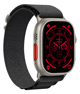 Kit Smartwatch Ultra 49mm Premium Série 10 com 8 Pulseiras – Tela Touch, Chamadas Bluetooth e Design Moderno