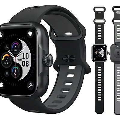 Smartwatch Action Esportivo Premium 45mm – Tela AMOLED, GPS, 3ATM e Bateria de 7 Dias