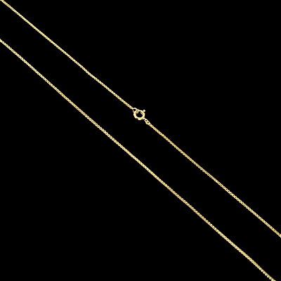 CORRENTE VENEZIANA( 1.5MM- 70CM)- 8G - BANHO DE OURO 18K