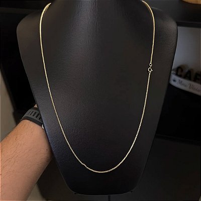 Corrente Veneziana 2mm 70cm – Banho Ouro 18k