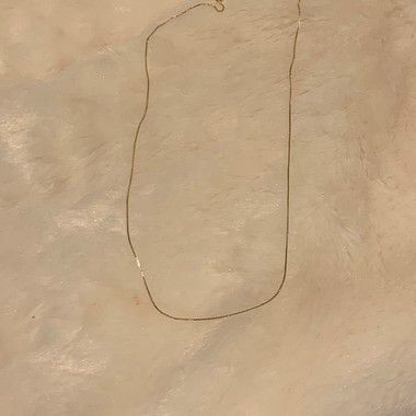 Colar Liso 45 cm Dourado