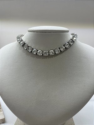 Choker Pedras Cristal