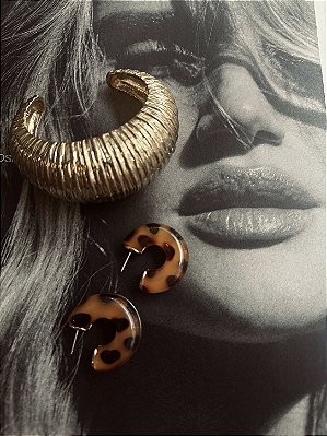 Argola Animal Print