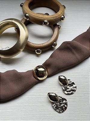 Bracelete Oval Destino Fosco