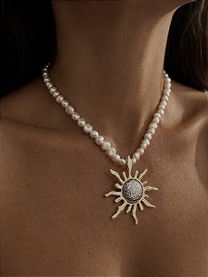 Colar Pérola Sol