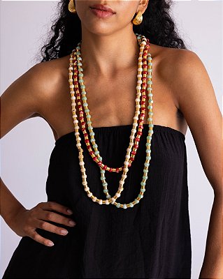 Colar Tubo Boho Longo