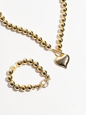 Pulseira Esfera com Pérola
