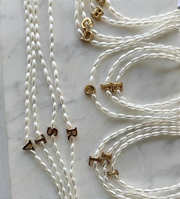 Colar Pérola Arroz Inicial