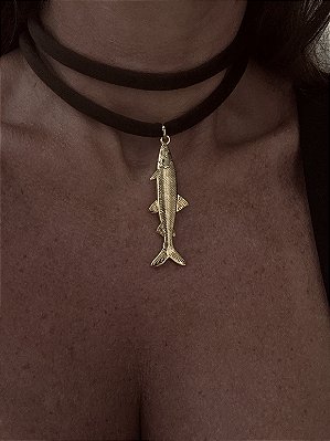 Fio Veludo com Pingente