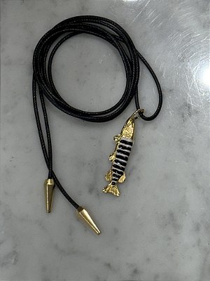 Compre Junto: Fio de couro + Sardinha listras