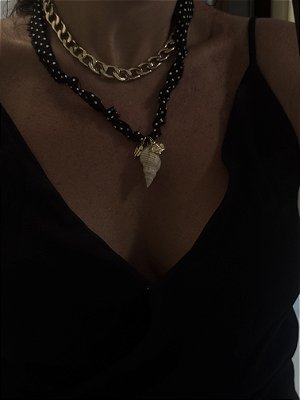 Choker Bandana Poá Concha