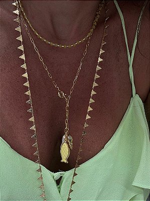 Colar Gravatinha Peixe